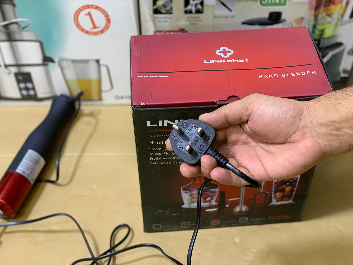 Linkchief 5 in 1 Hand Blender Set Stainless Steel