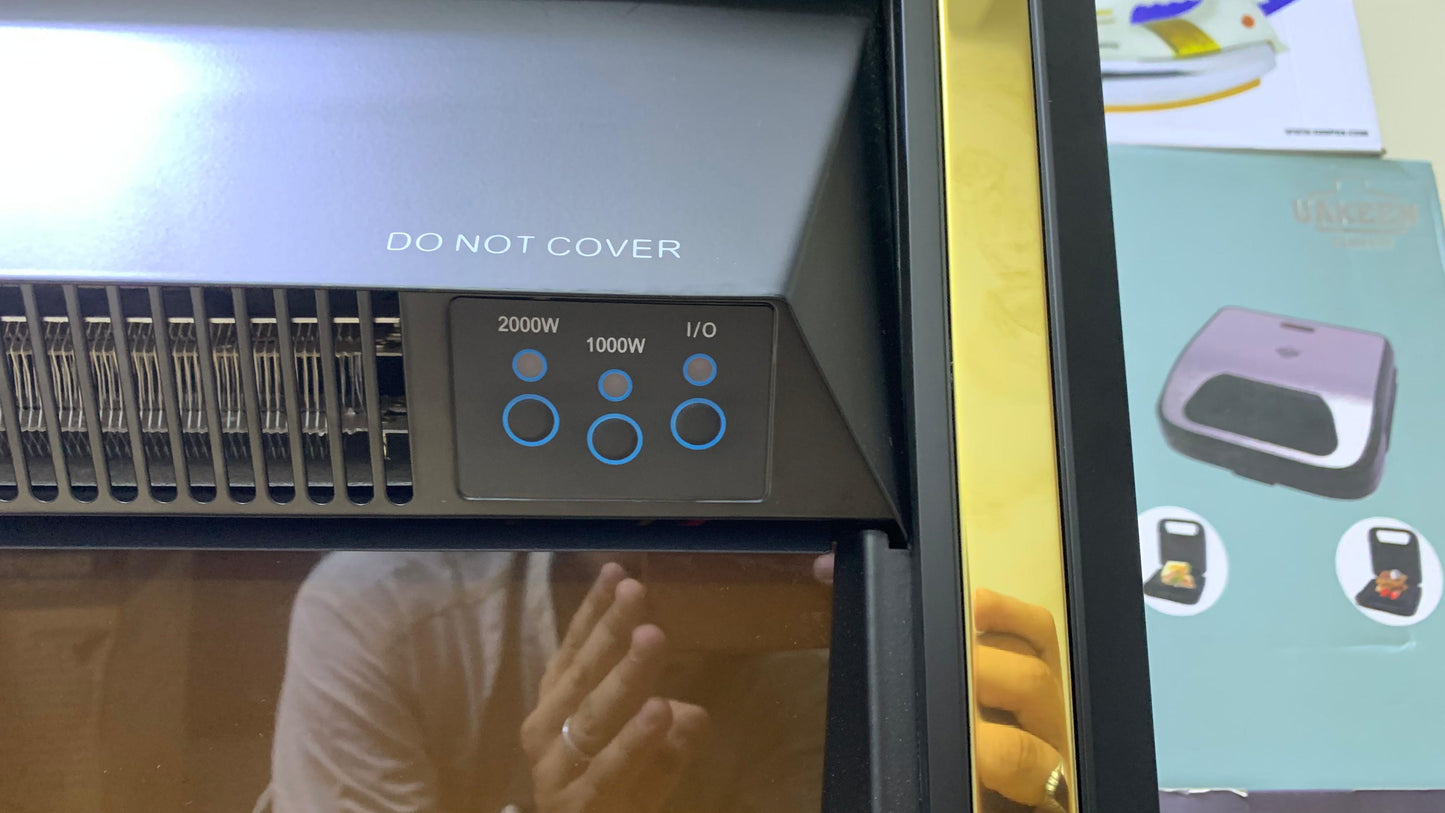 Geepas brand 3D Artificial flame electric Heater 2000 watt high quality