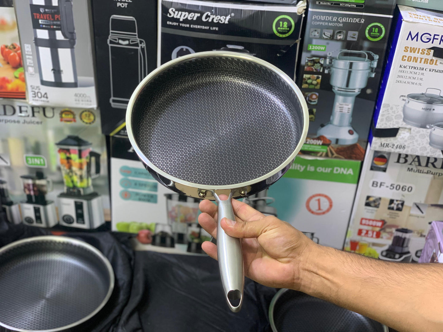Laser Coated Fry Pan | Sus 316  Steel Graded