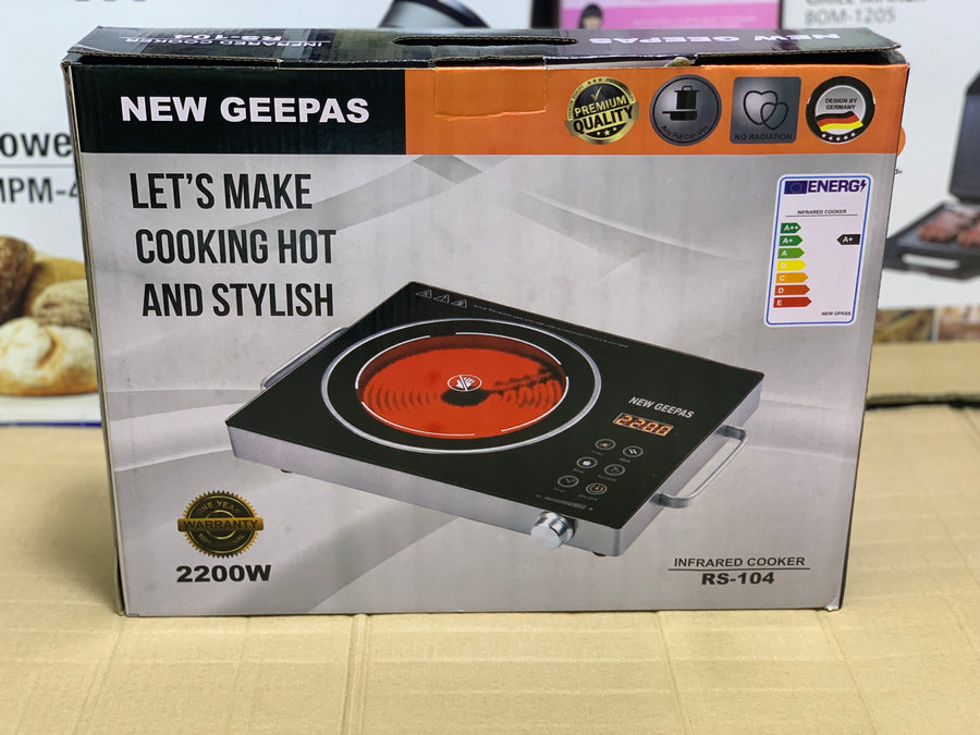 New Geepas Infrared Cooker (RS-104)