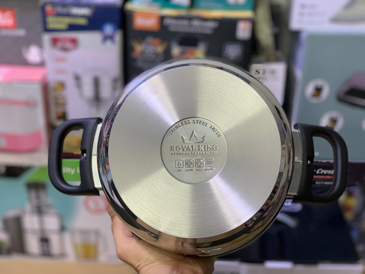 Royal King 3 in 1 Pressure 4L and 6L Stainless Steel