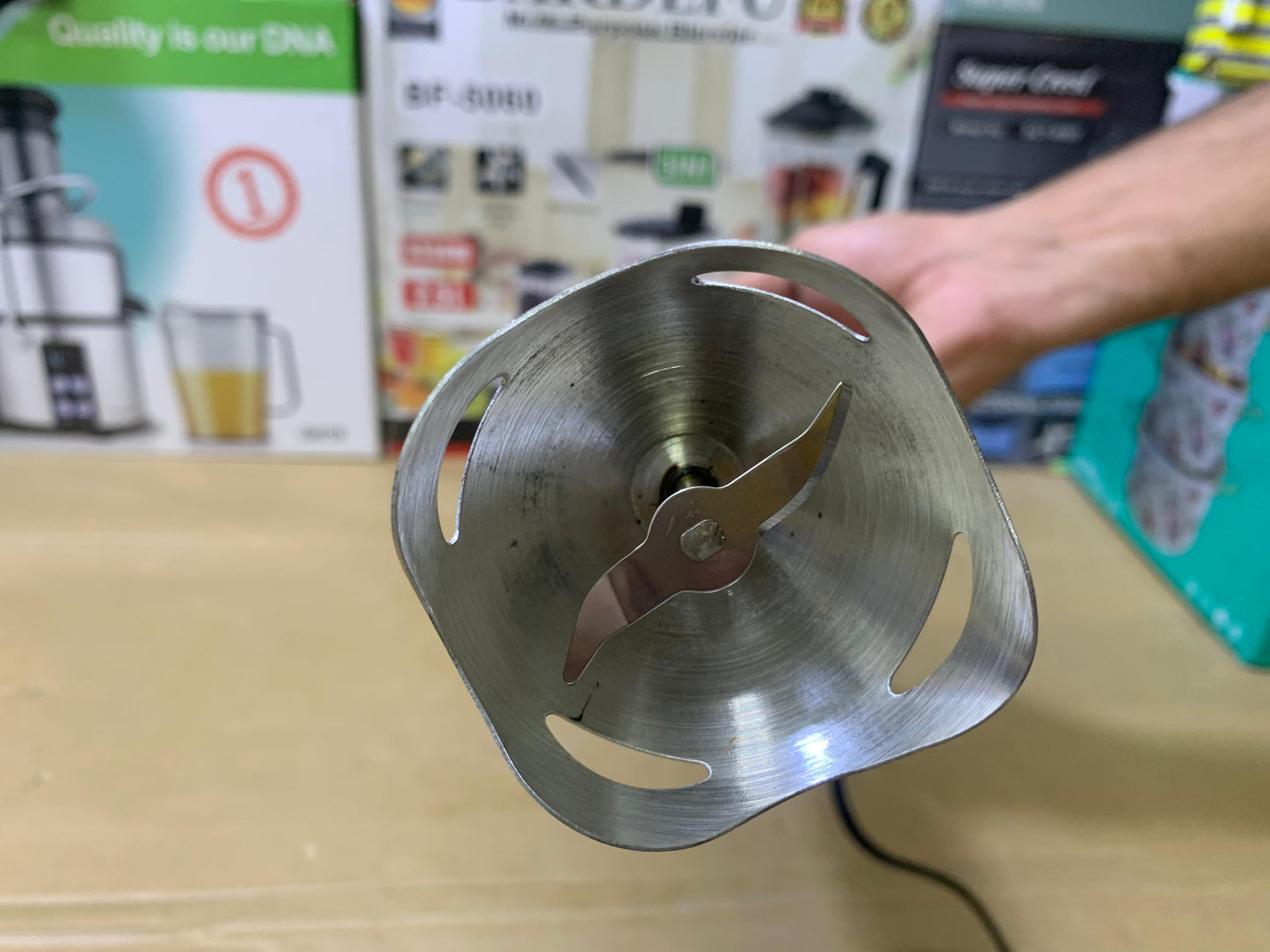 Kolax Hand Blender Stainless Steel 2 Speeds 300w