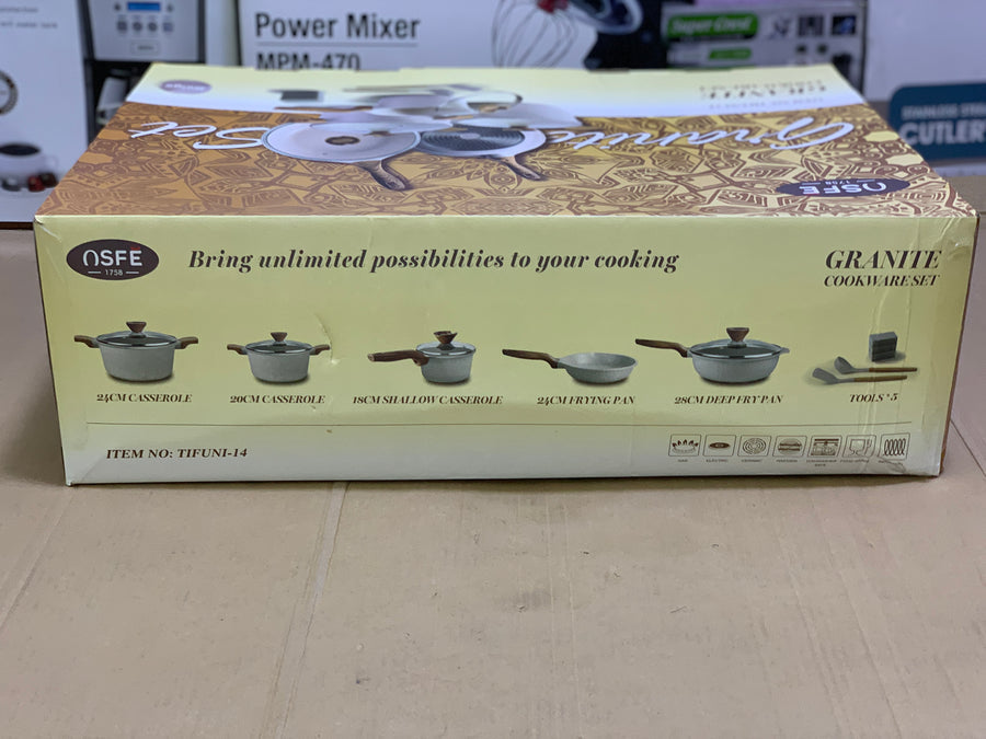 Granite Coating Cookware Set 14 Pieces
