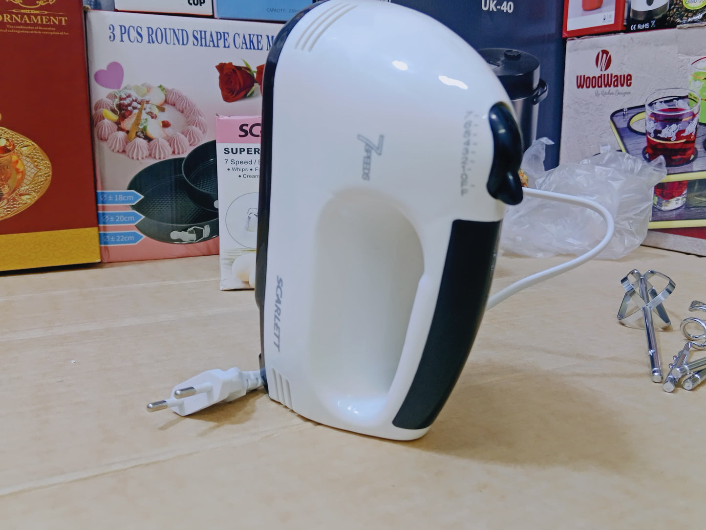 SCARLETT Super Hand Mixer Speed Easy to Hold and 260w