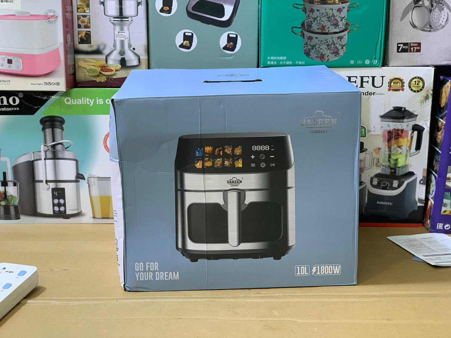 Uakeen Germany Digital Air Fryer 10L and 1800W | ZL-1706