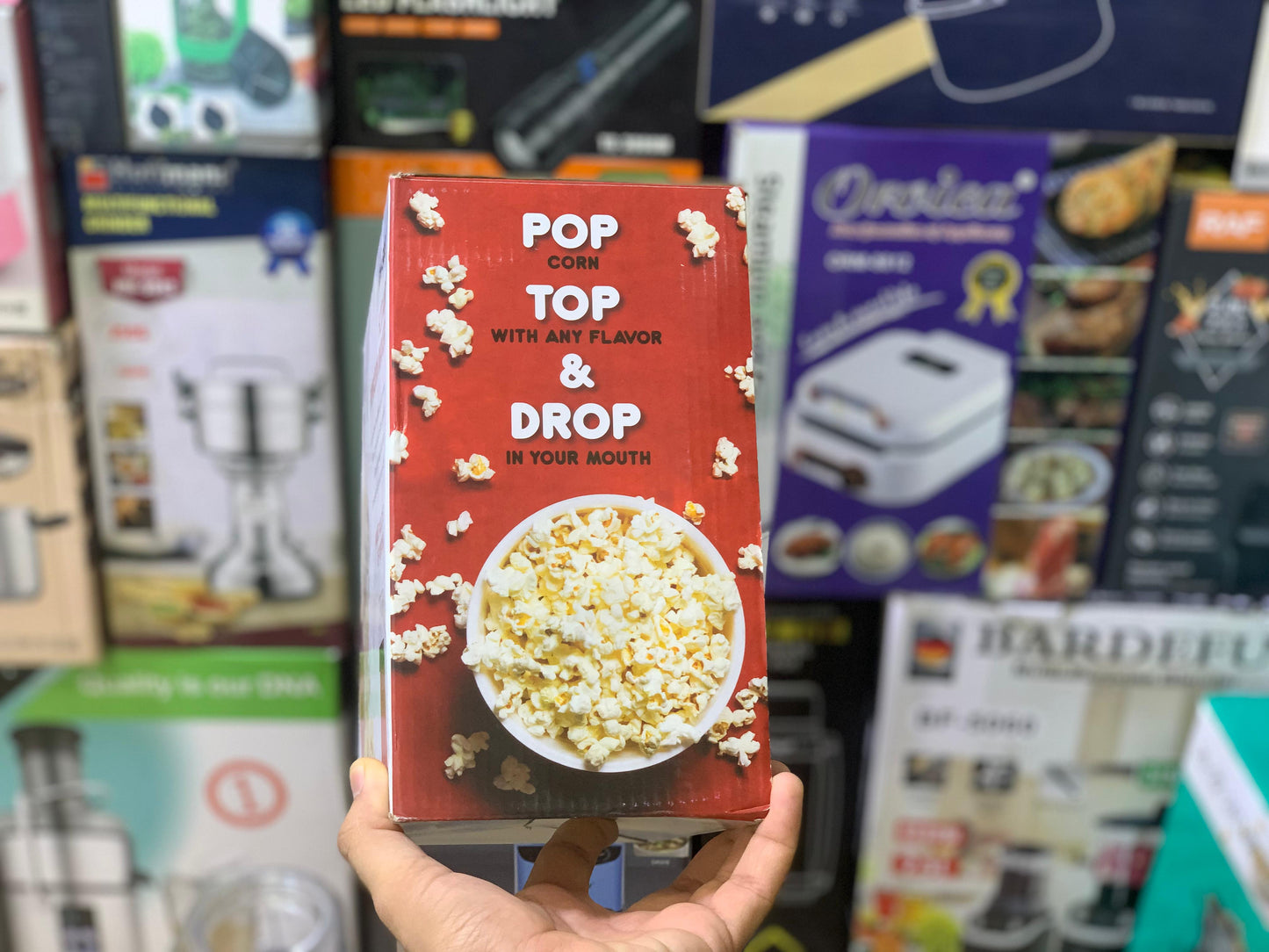 Popocorn Maker Machine RH-588 | Stainless Steel