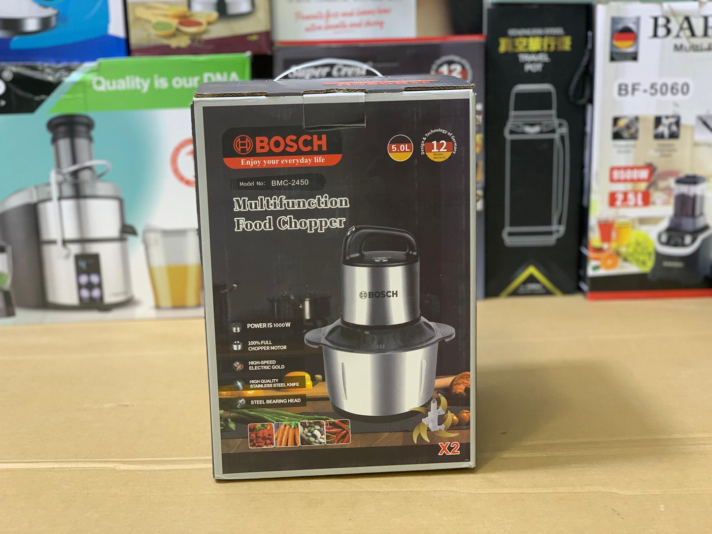 Bosch Brand's Meat chopper 1000w 5L with double blades