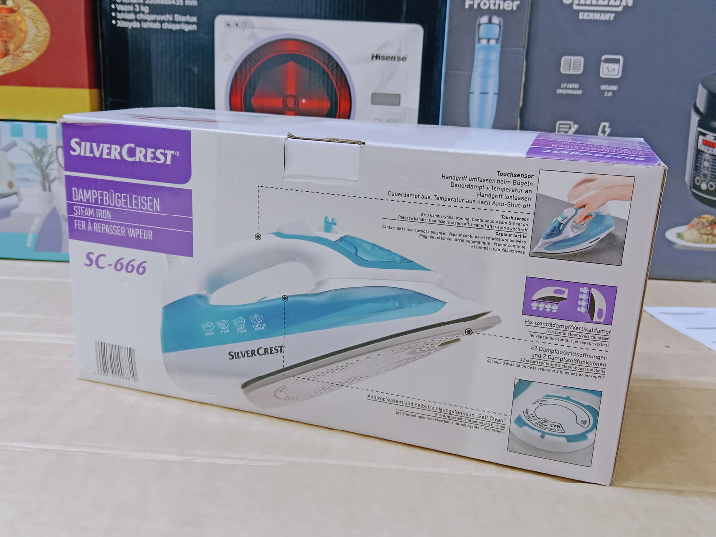 Silver Crest Steam Iron 2600W 450 ML