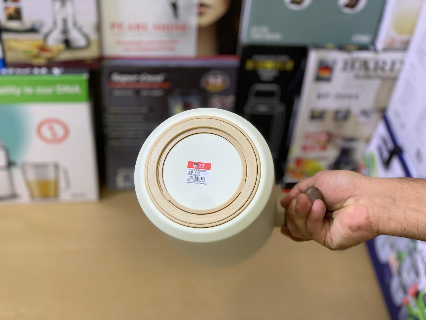 D-Kadi Tea and Coffee Thermos SUS 304 Stainless Steel Model 9096 1900ml