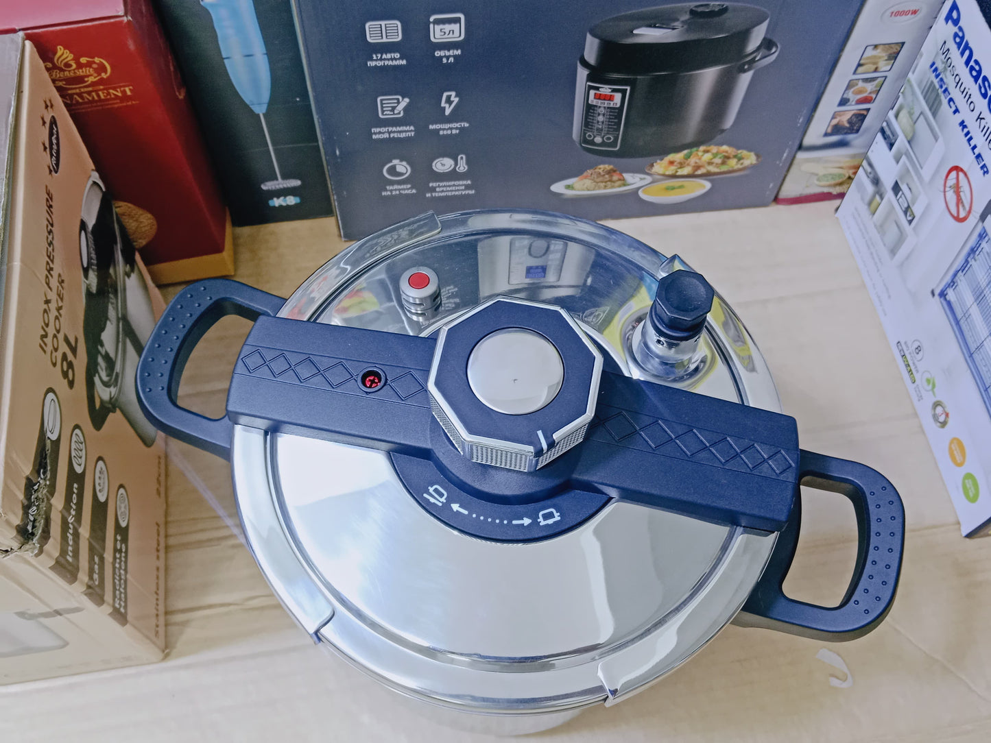 Inox Pressure Cooker With Advance Safety