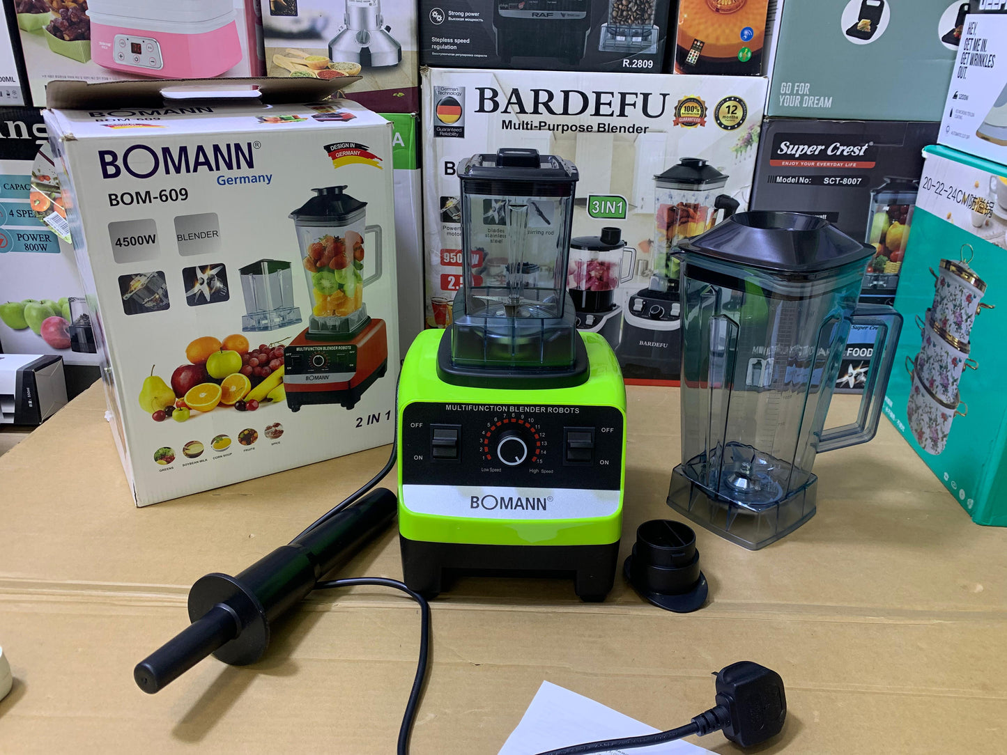 Bomann Germany DE 2 in 1 Blender and Grinder Bomann-609 with 1 Year warranty