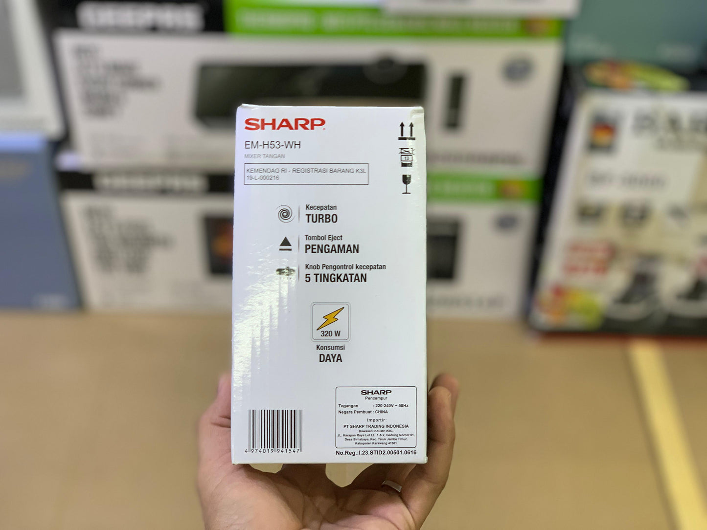 Sharp Hand Mixer Mode: EM-H53-WH