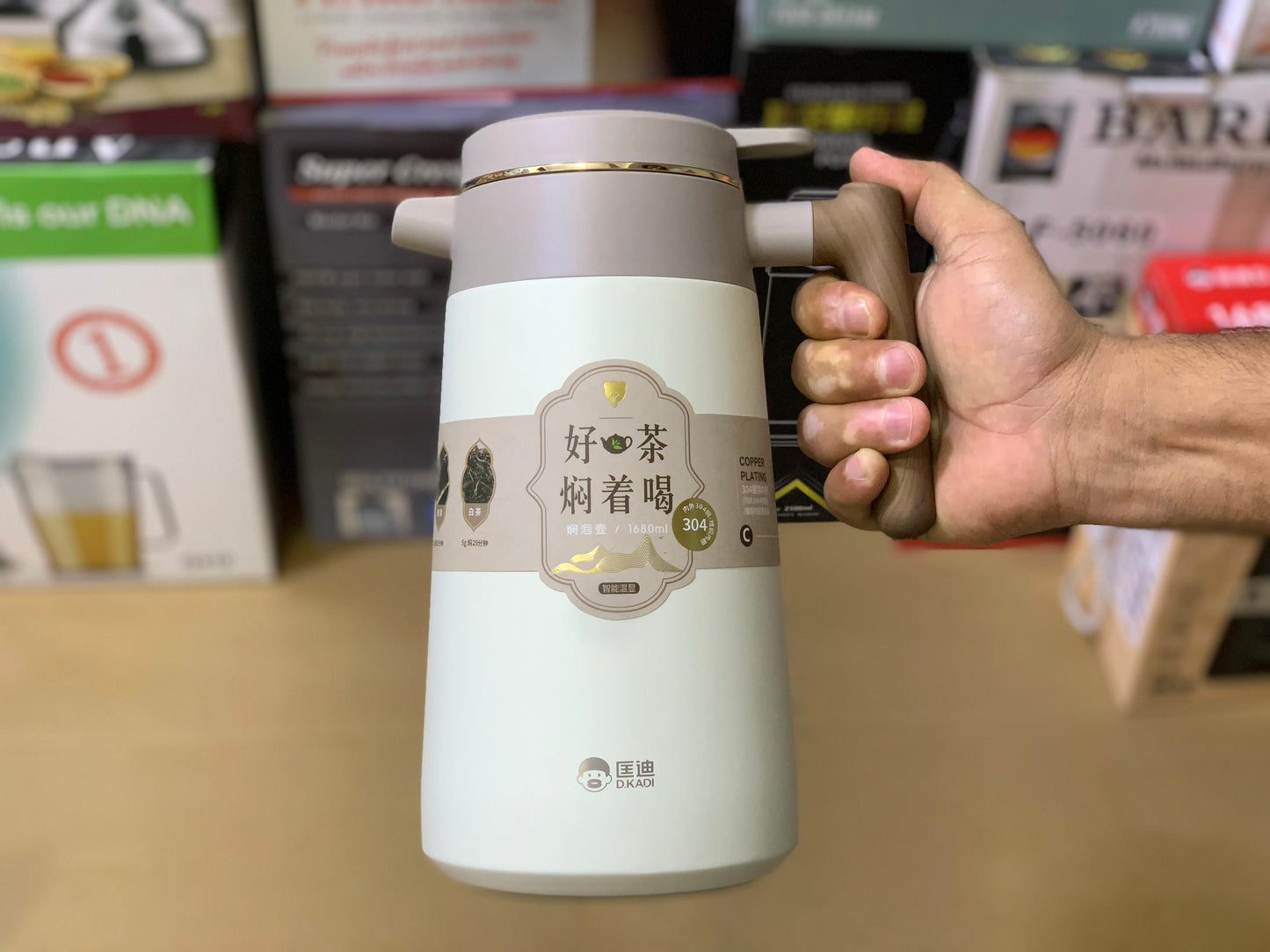 D Kadi Tea Thermos, SUS 304 Stainless Steel Tea pots