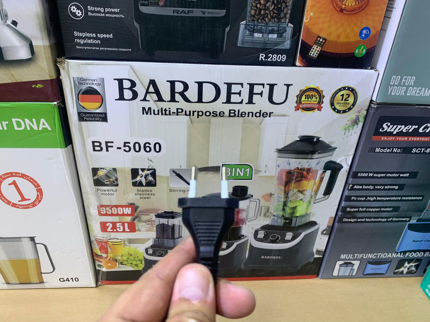 Hoffmans Electronics 5 in 1 Multifunctional Food Processor Full copper 1.5L and 1200w