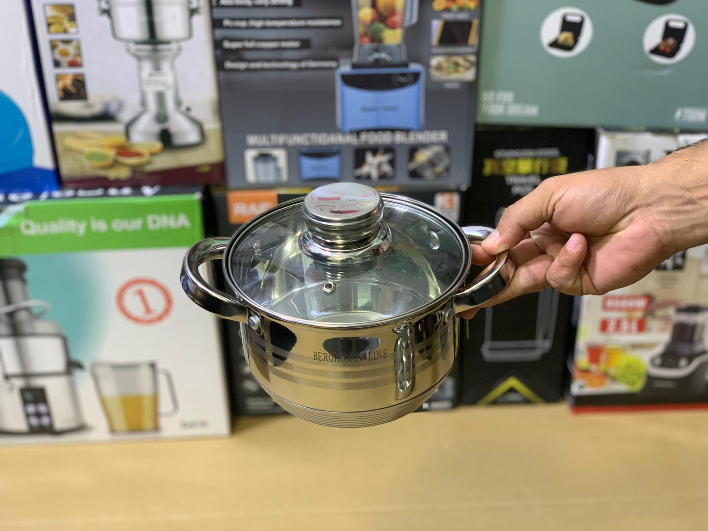 Berghome Line 16 Pcs Cookware Set Stainless steel