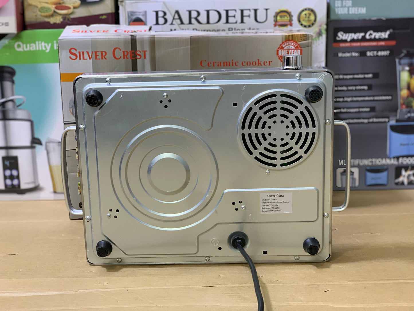 Silver Crest Ceramic Hotplate Model SC-7302-4