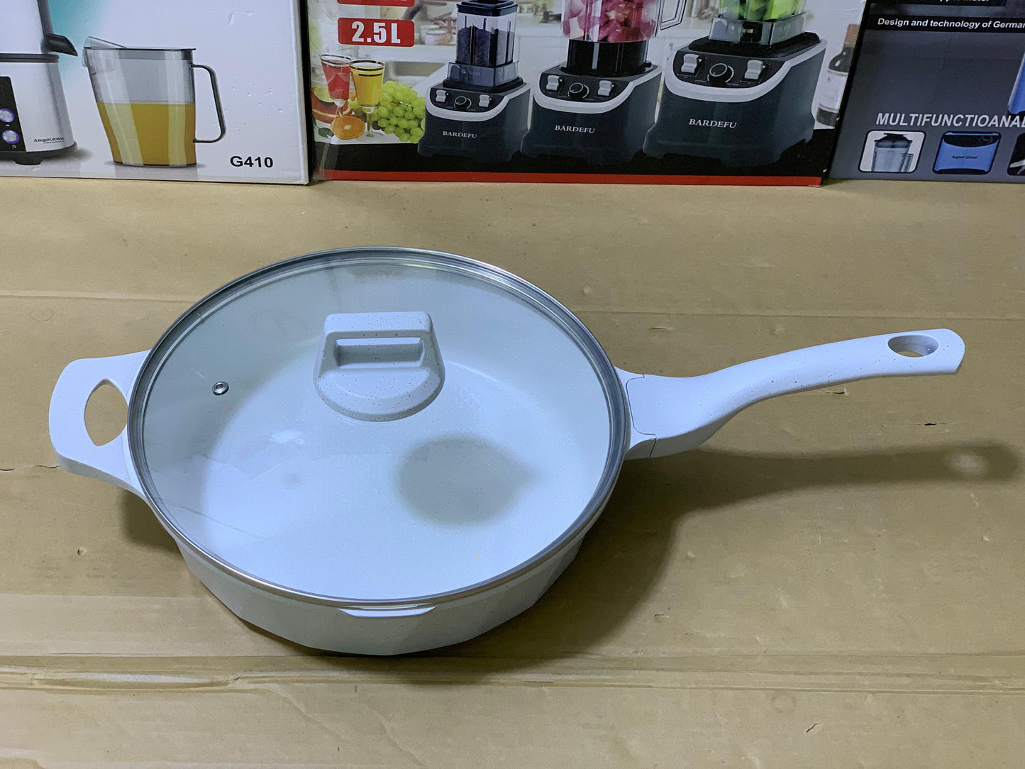 HK brand 12 pieces granite coating pure nonstick cookware set