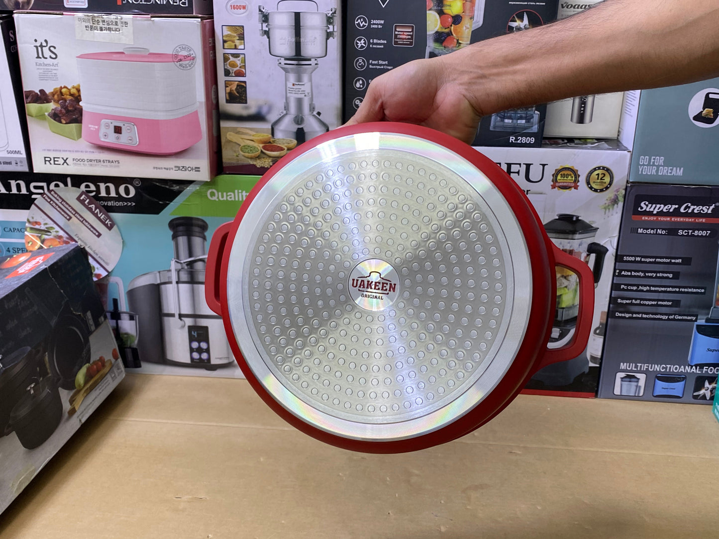 UAKEEN 7 pieces Die-Casting Aluminium Cookware Set|VK-21