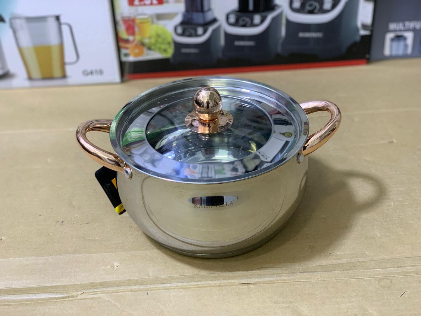 Kaisa Villa 12 Pieces Cookware set Stainless Steel