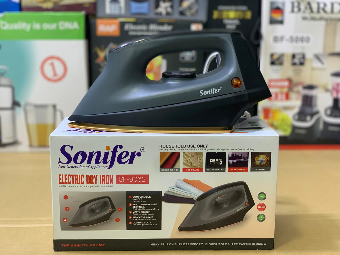 Sonifer  Electric Dry Iron | |1200W | SF-9062