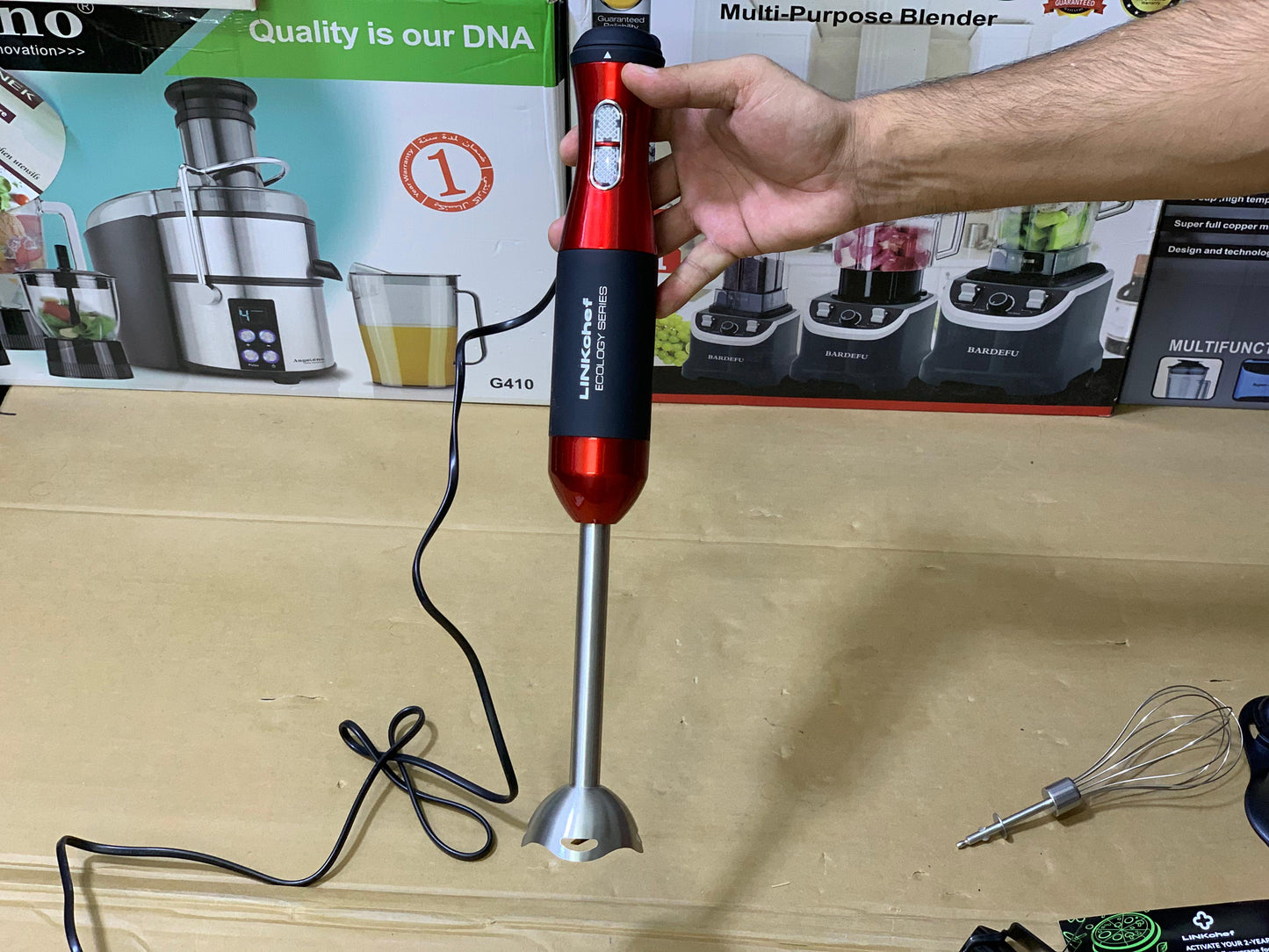 Linkchief 5 in 1 Hand Blender Set Stainless Steel