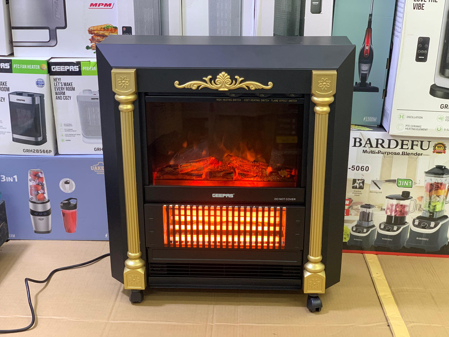 Geepas Electric Heater|2 Years Warranty |28579