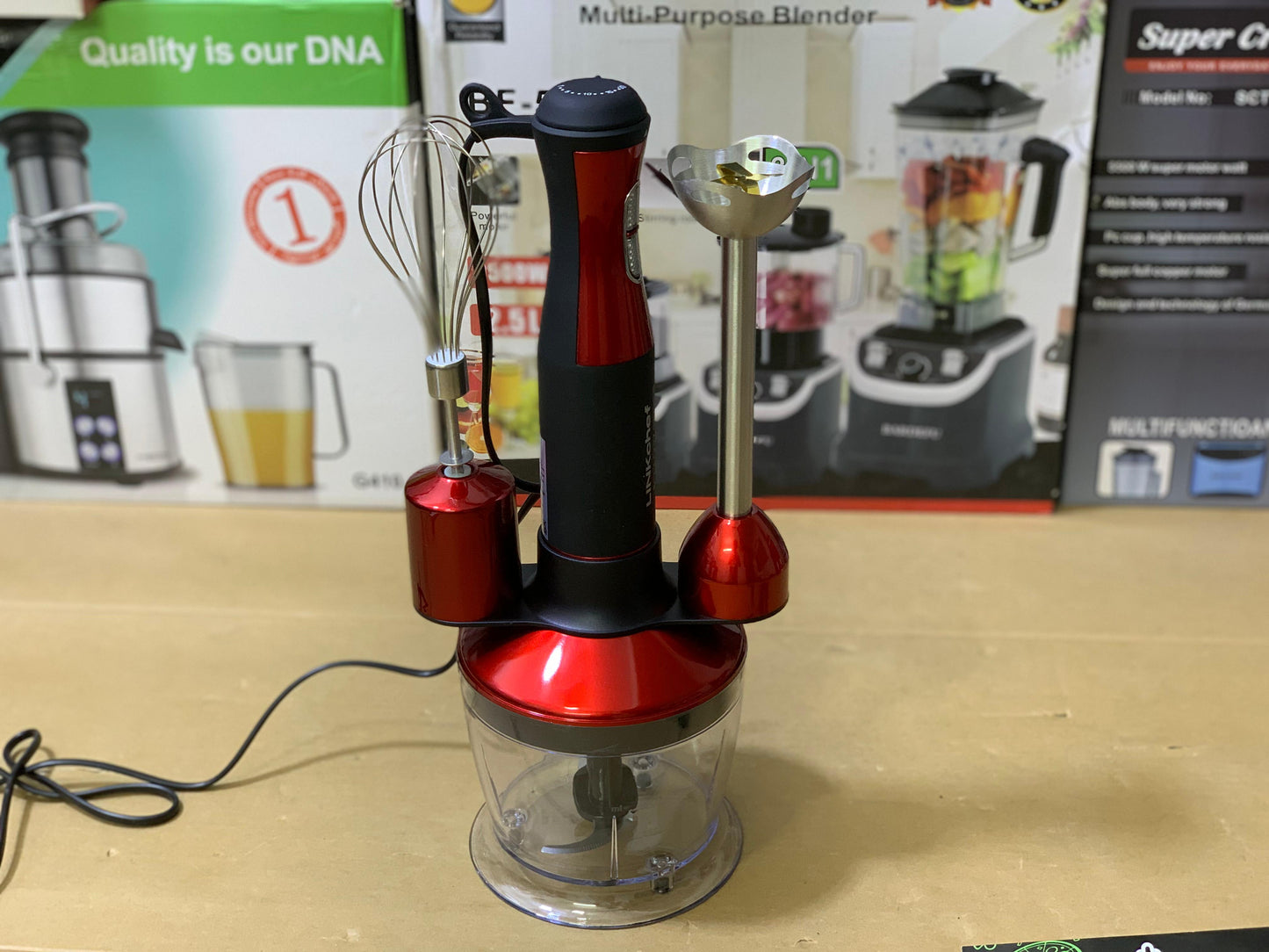 Linkchief 5 in 1 Hand Blender Set Stainless Steel