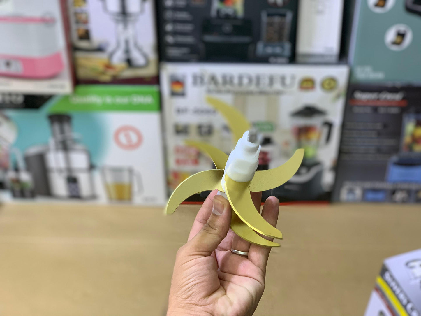 6 in 1 Food Chopper and Lasi maker double bowls and double blades