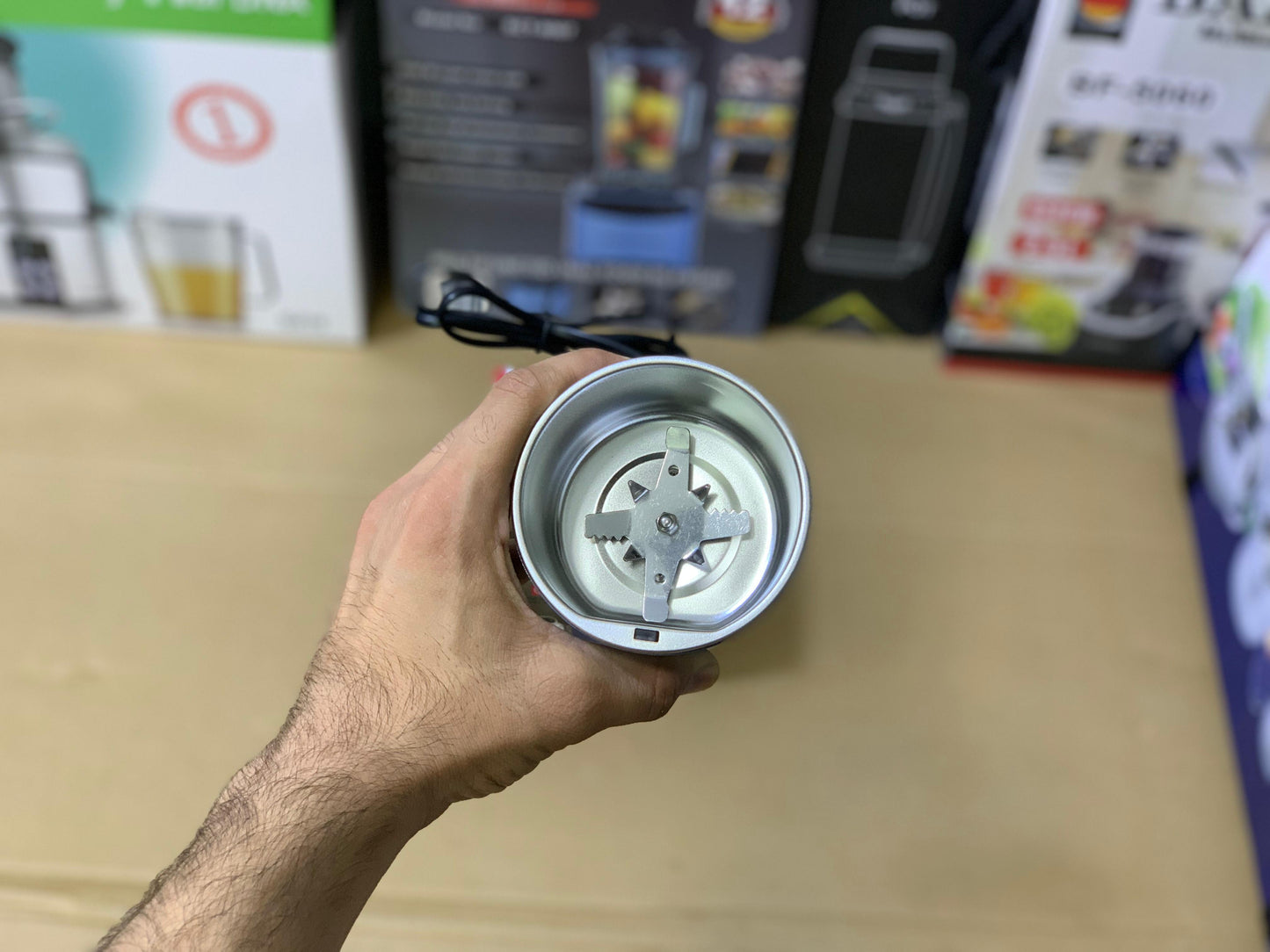 Kolax Coffee and Spice Grinder Stainless Steel 50G and 300W