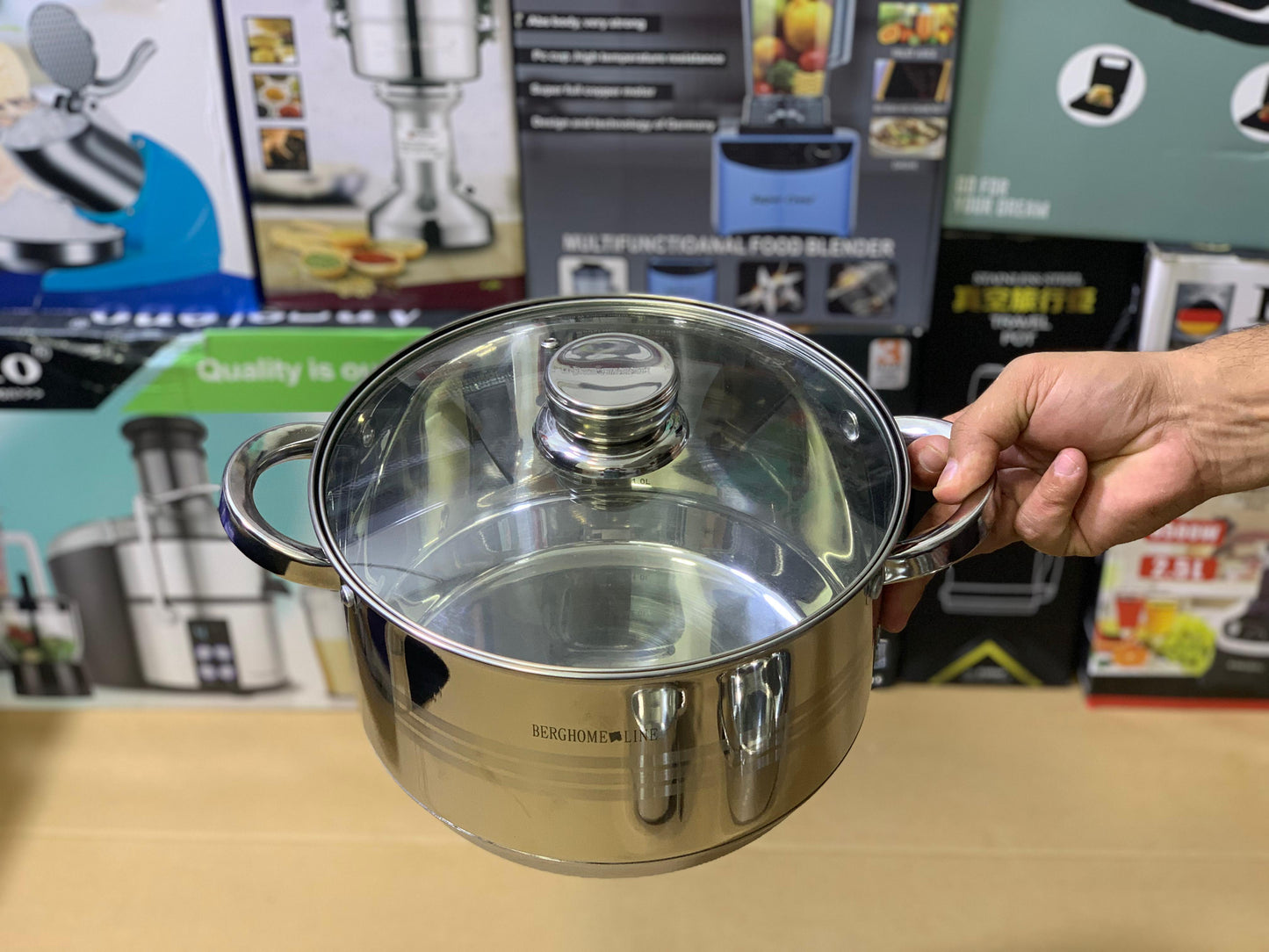 Berghome Line 16 Pcs Cookware Set Stainless steel