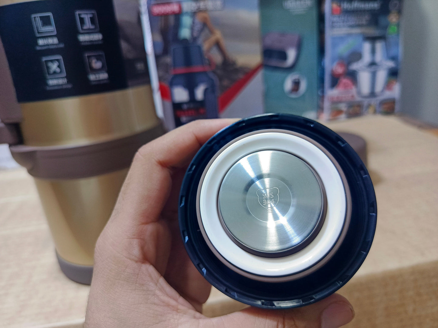 D Kadi stainless Steel Bottle 360oml For Traveling and Camping