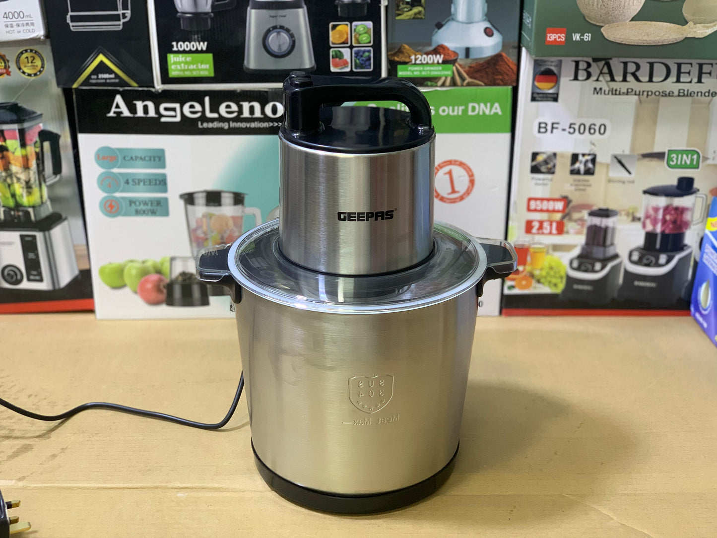 Geepas Commercial Meat Chopper | 1500W & 10L