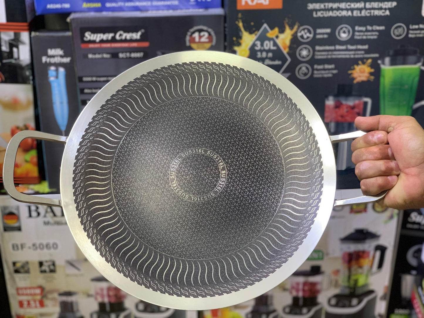 Laser coated tawa | Nonstick and Stainless steel