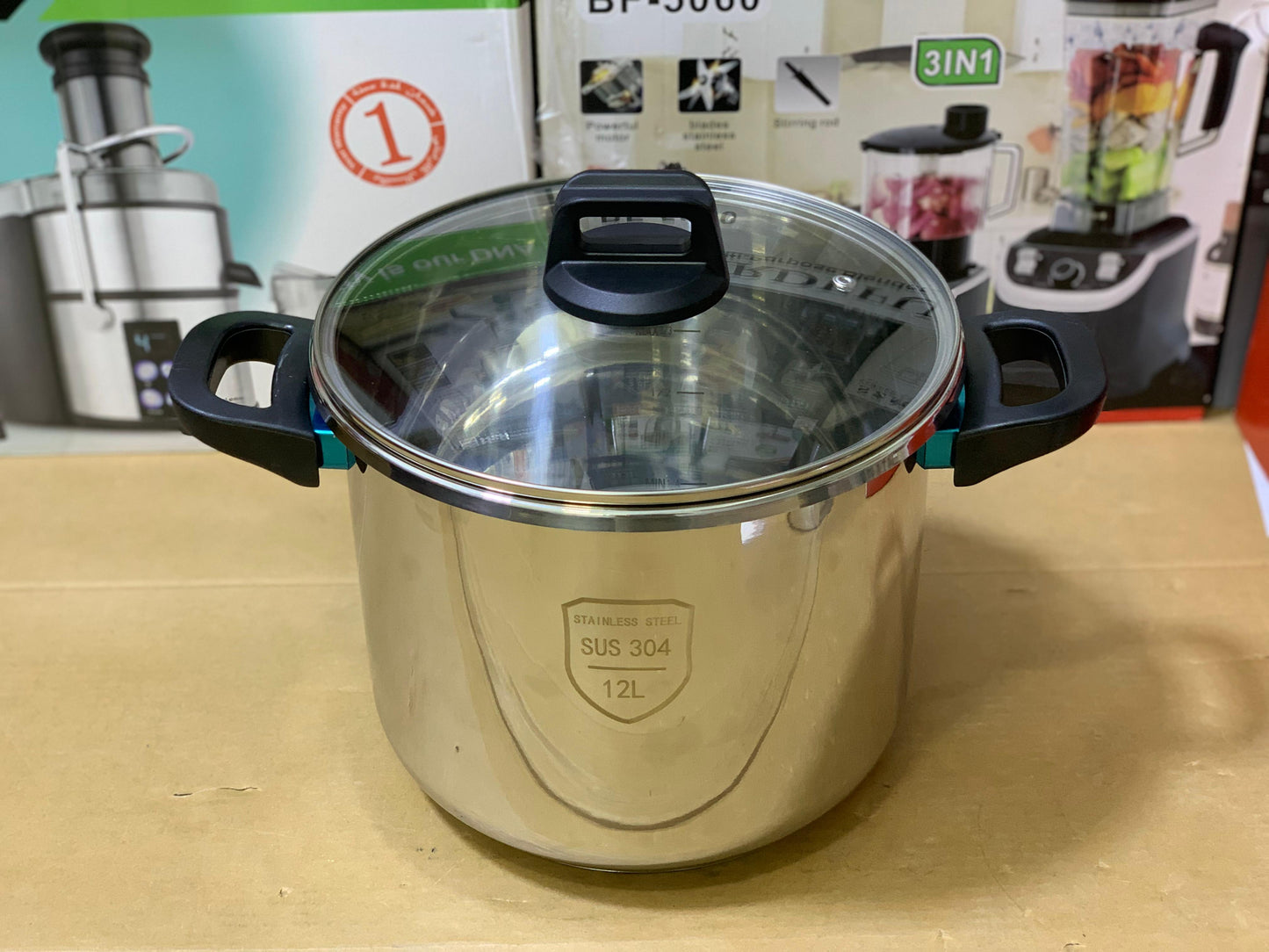 2 in 1 Pressure Cooker 12L