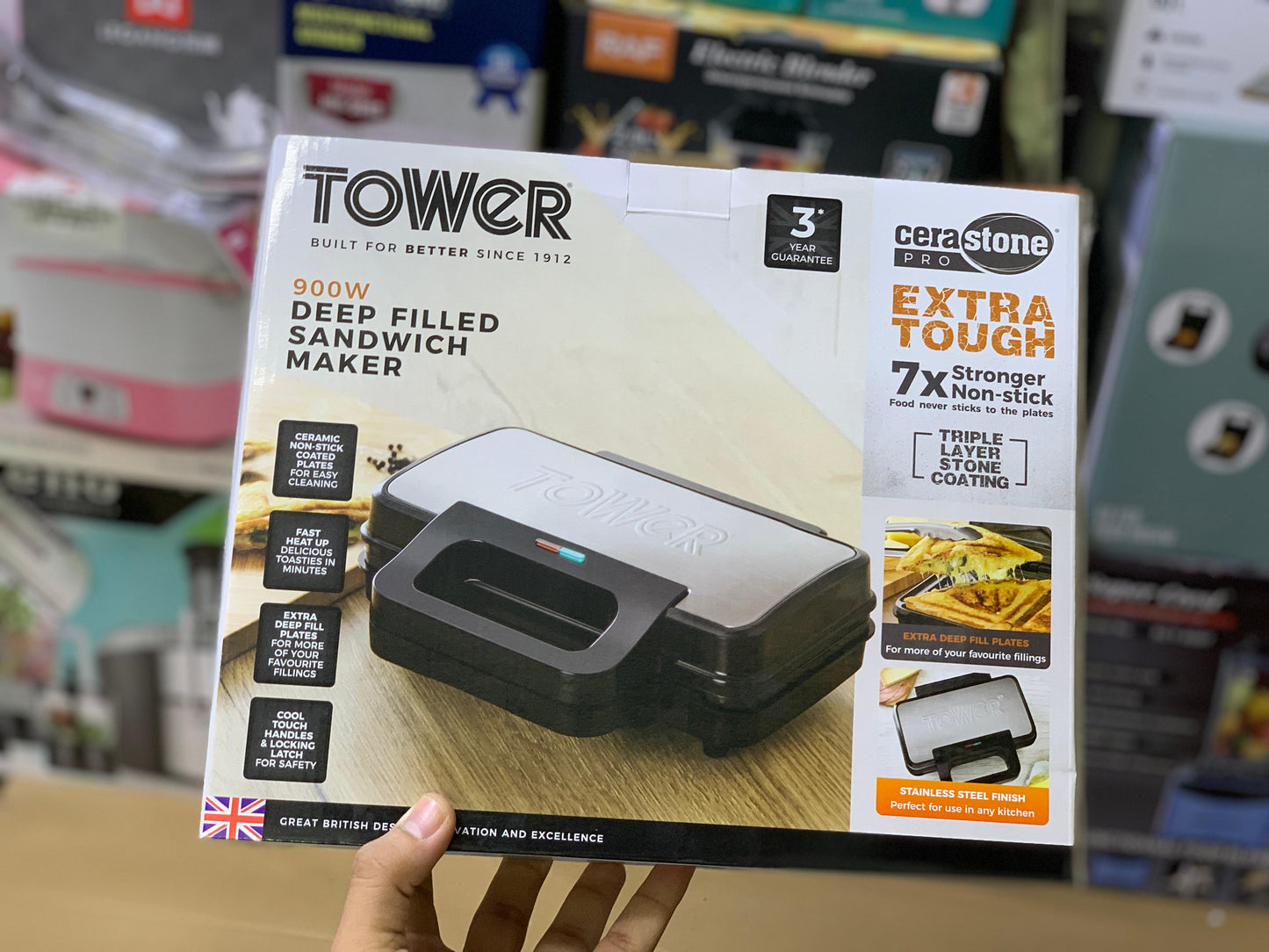 Sandwich Maker Of Tower Brand