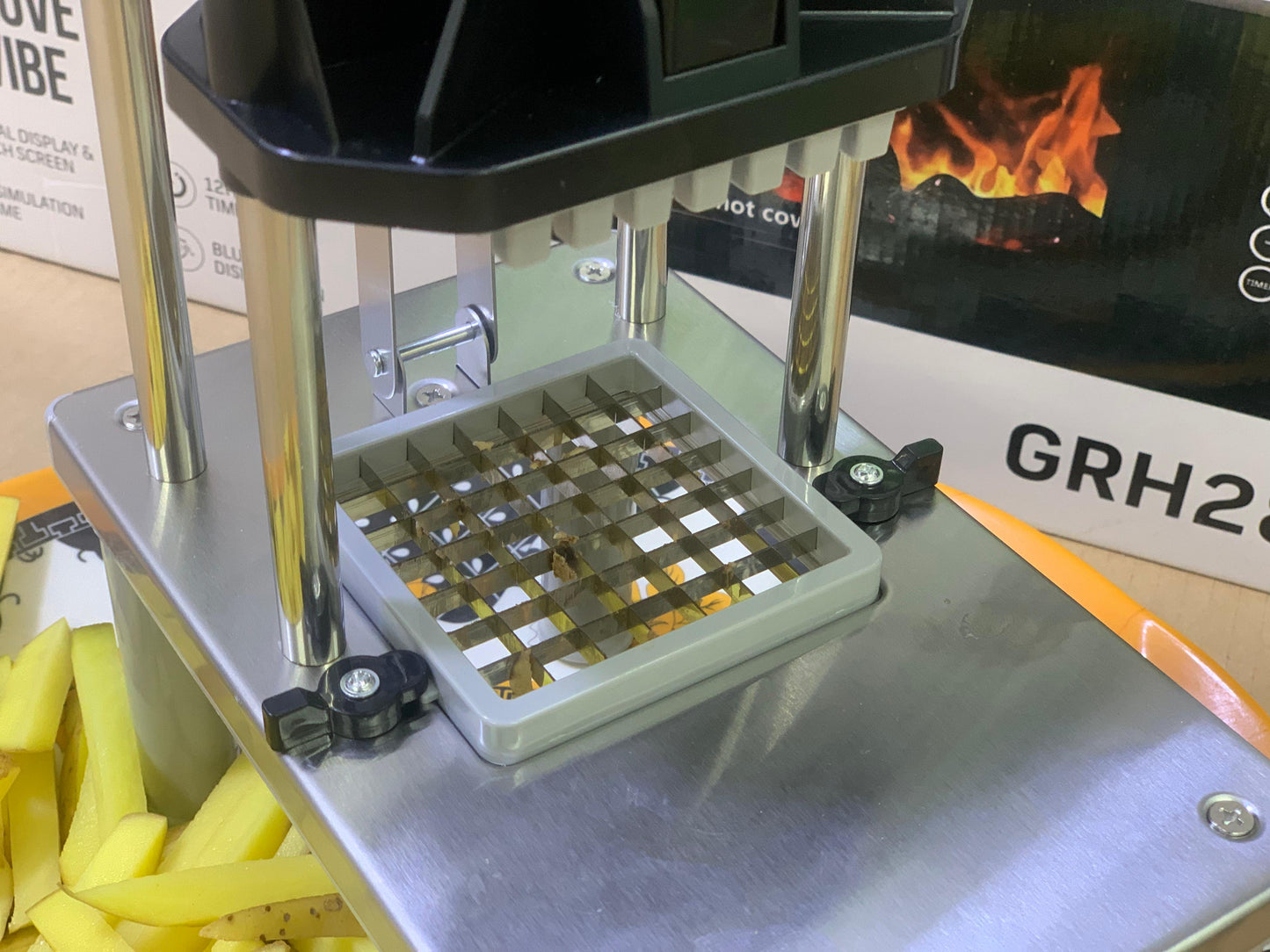 Potato Cutter Manually Stainless Steel blades and high Quality