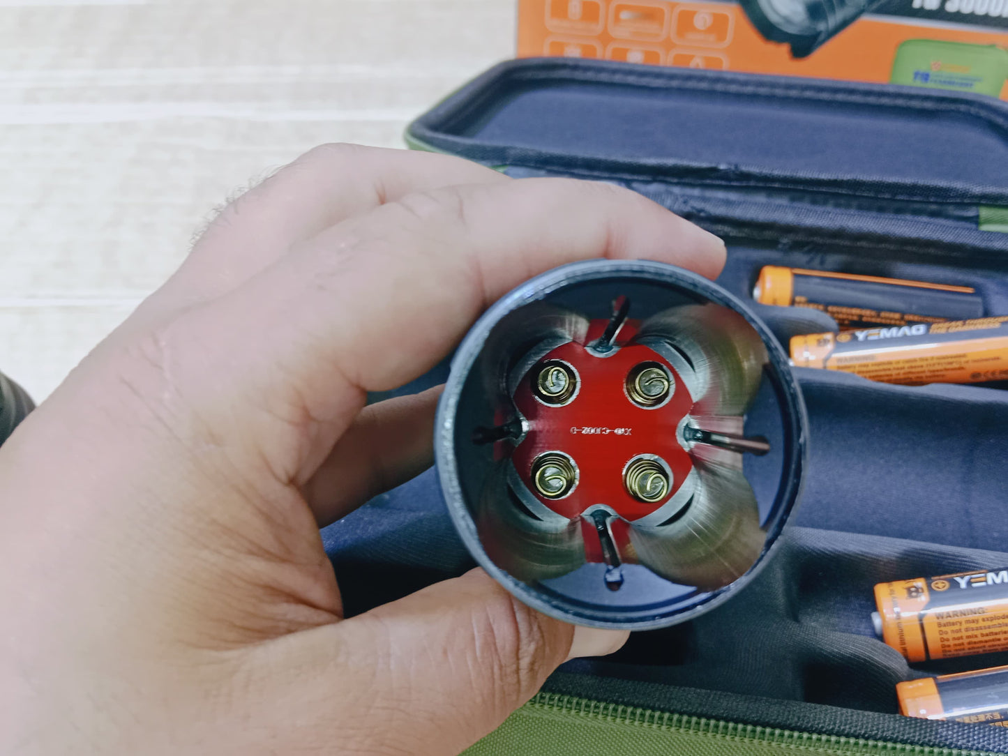 LED Flashlight Ym- G501 l Campaign Torch