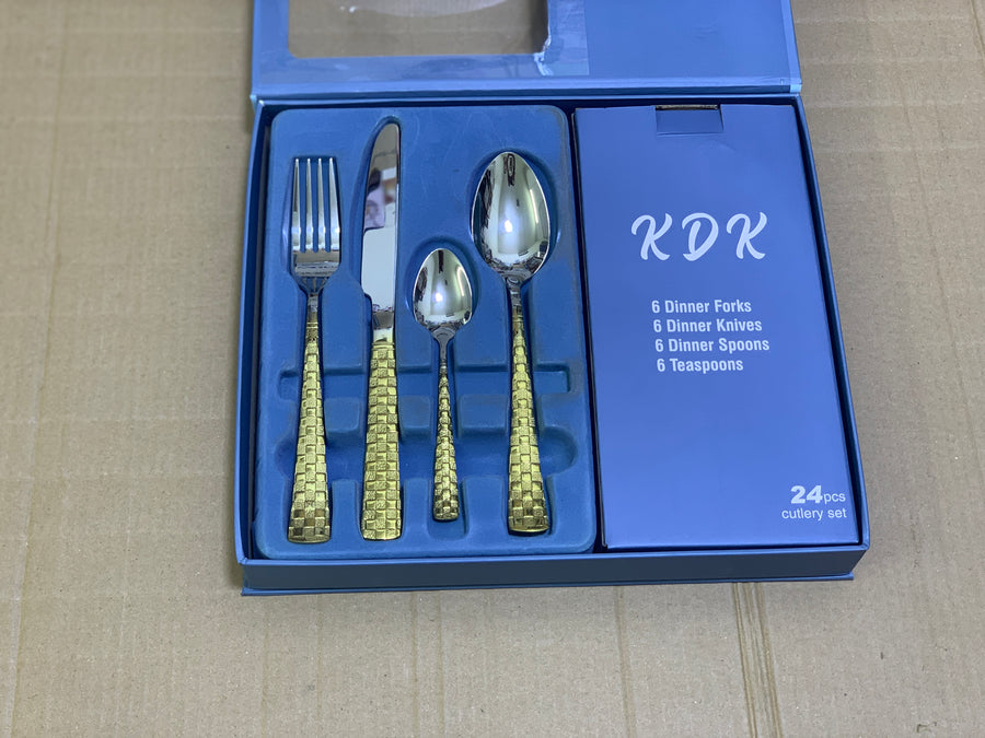 KDK 24 Pieces Luxury Finishing Cutlery Sets