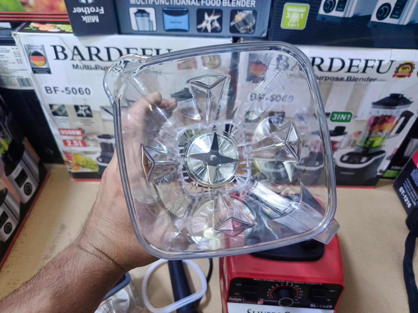 Silvers Criest 2 in 1 Multifunction Blender|5500W | Sc-1589