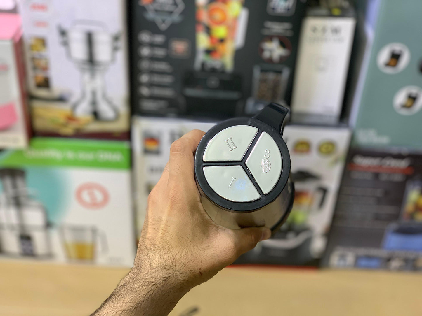 6 in 1 Food Chopper and Lasi maker double bowls and double blades