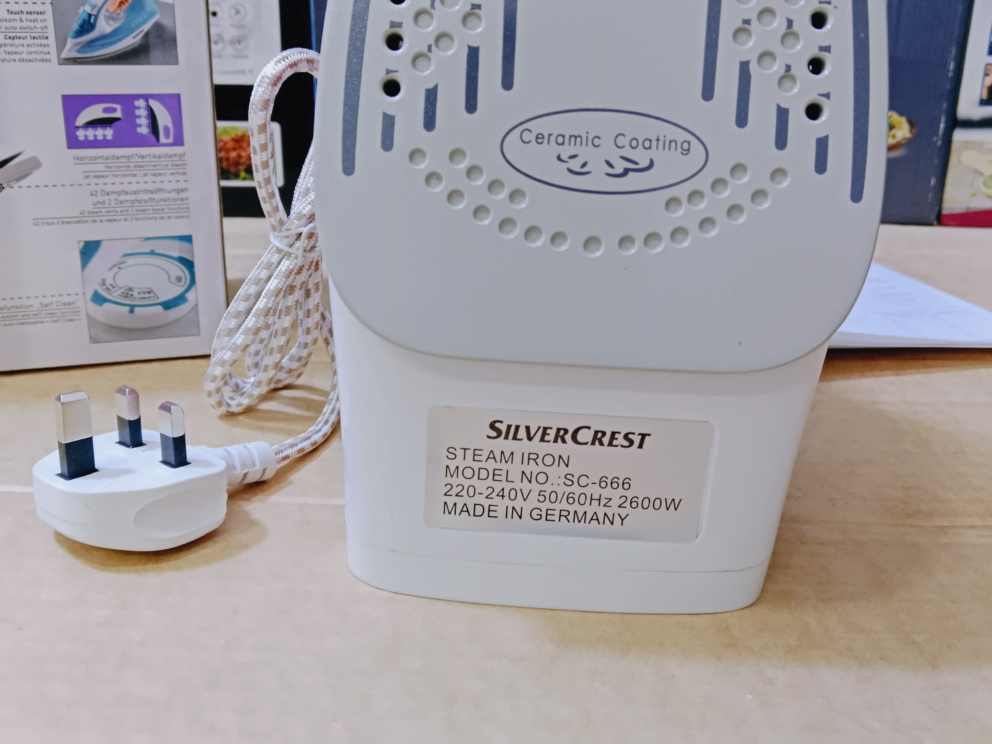 Silver Crest Steam Iron 2600W 450 ML