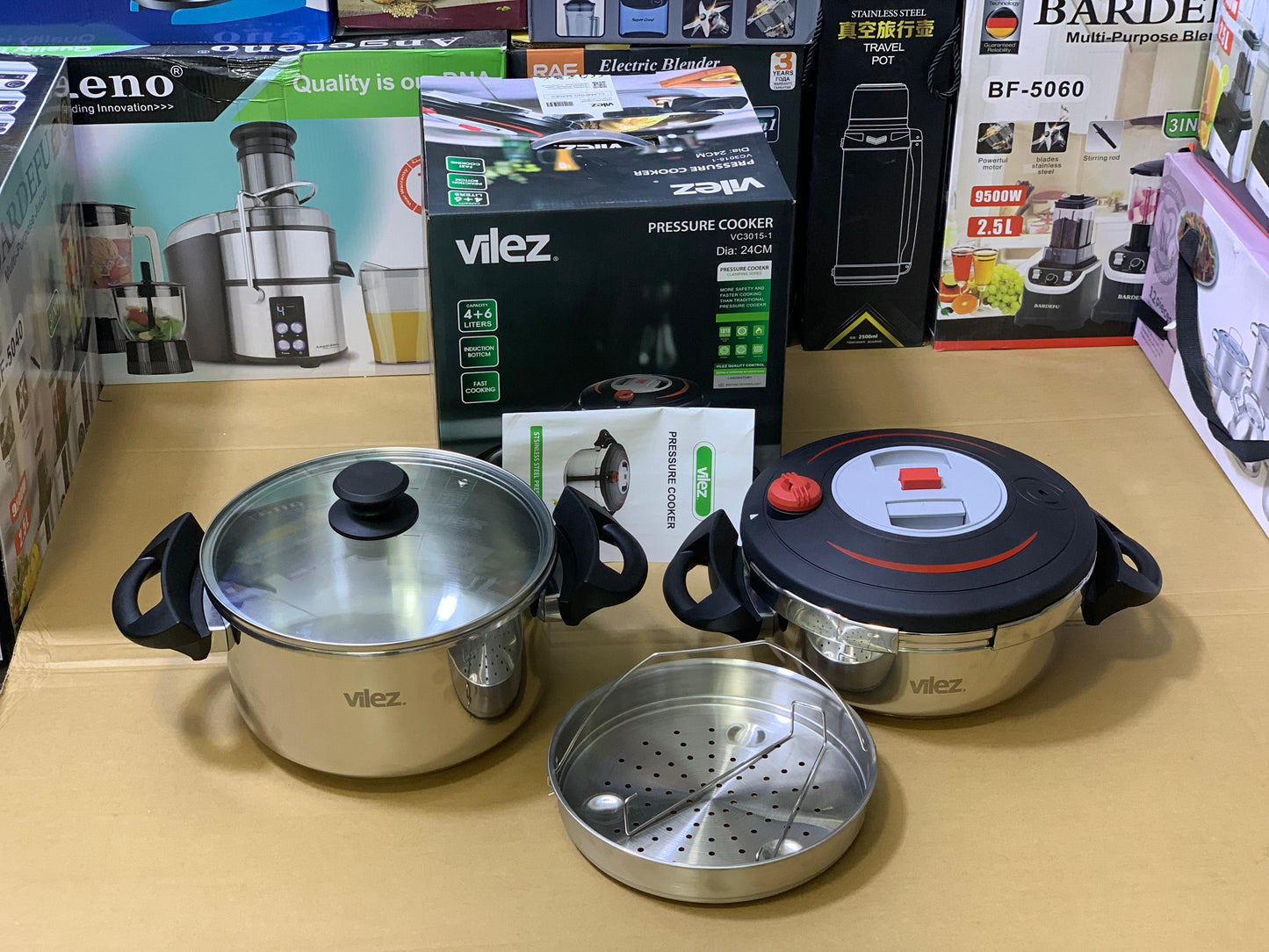 Vilez Pressure Cooker VC-3015 |Dia: 24 Cm