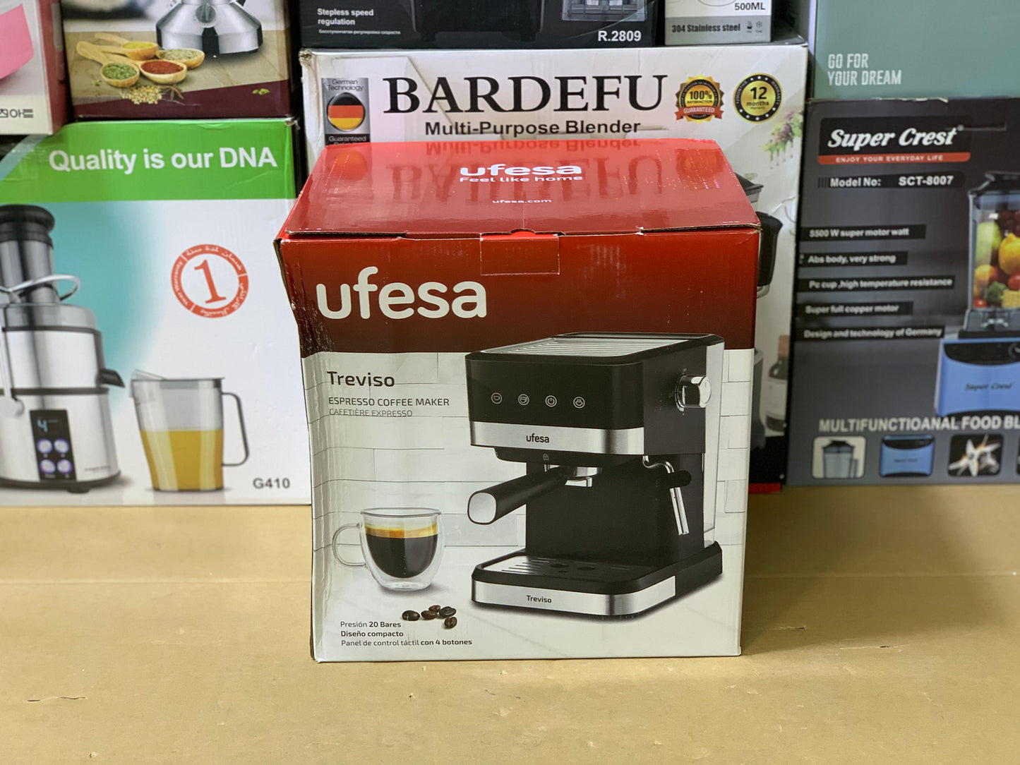 Ufesa Espresso Coffee Maker 20 Bar