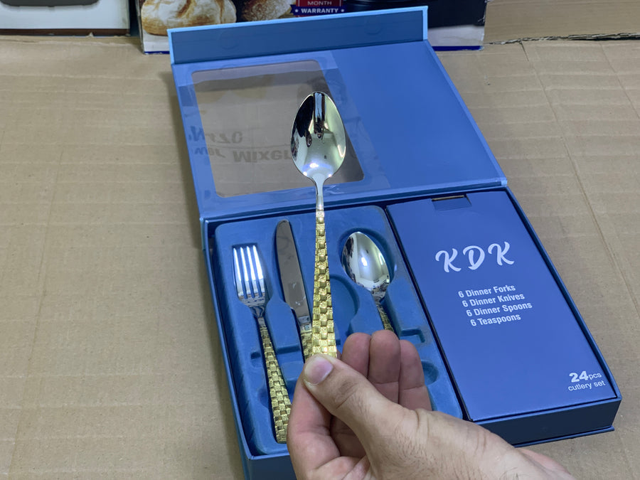KDK 24 Pieces Luxury Finishing Cutlery Sets