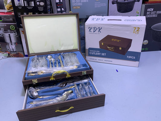 KDK 72 PCs Cutlery Set Stainless Steel