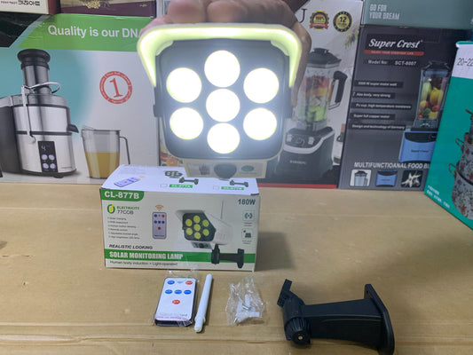 Solar Monitoring Lamp Human body induction + Light operated CL-877B