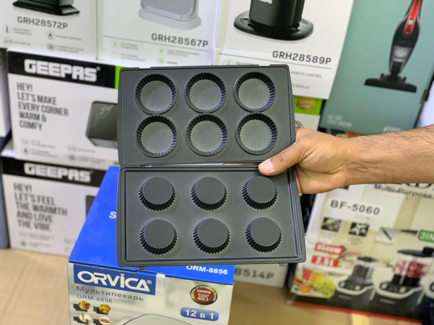 Orvica Sandwich Maker 12 in 1 complete set