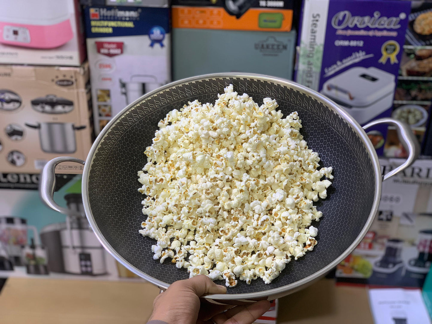 Popocorn Maker Machine RH-588 | Stainless Steel