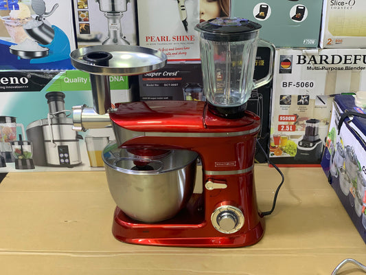 Royalty Line Power Kitchen Machine 3 in 1 6.5 and 1900 watt Standmixer, Meat chopper and Blender