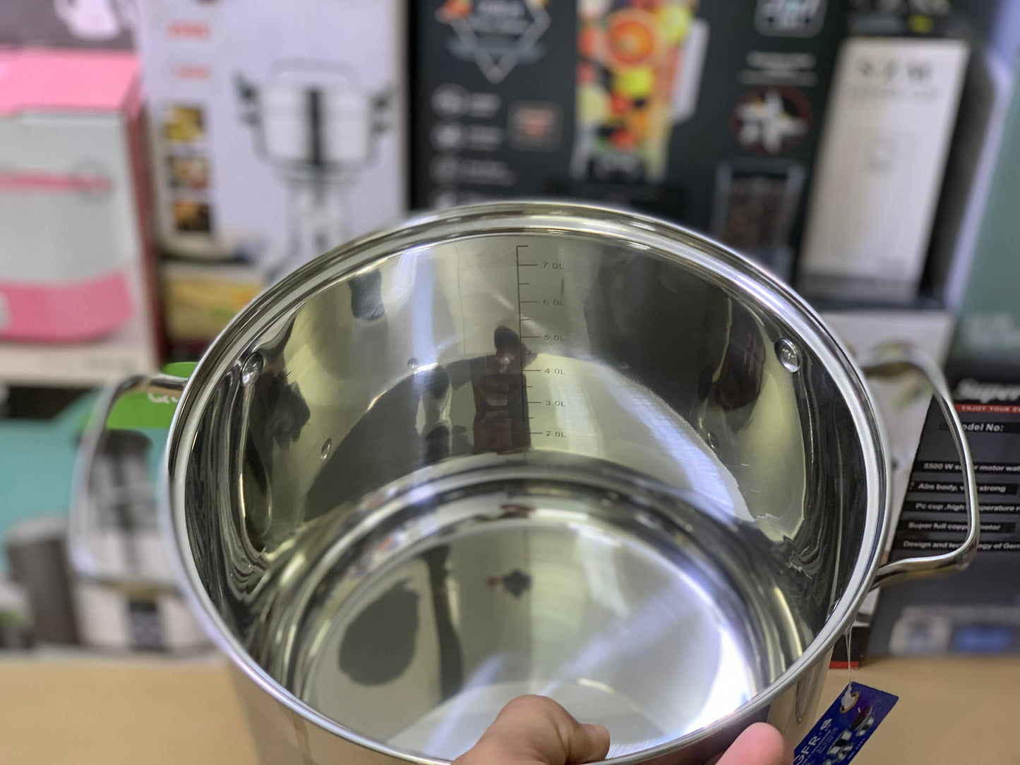 MGRF 12 Pieces Cookware Set Stainless Steel 18/10 Super Capsule Bottom